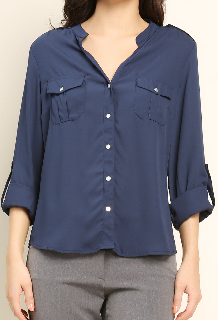 Flat Collar Blouse | Shop Old Blouse & Shirts at Papaya Clothing
