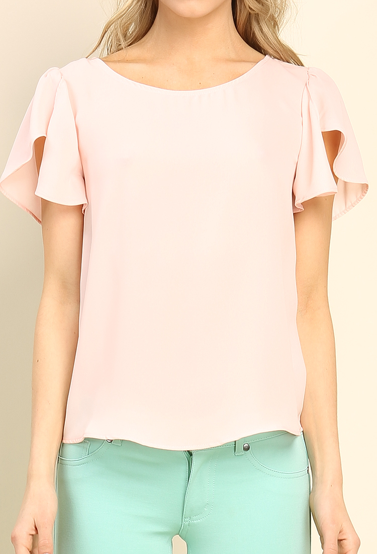 Flare Sleeve Blouse | Shop What's New at Papaya Clothing