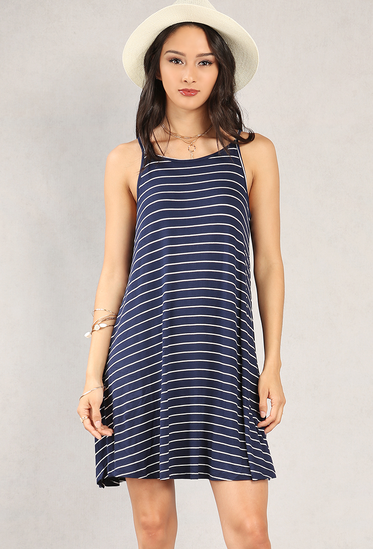Striped Cami Swing Dress | Shop What's New at Papaya Clothing