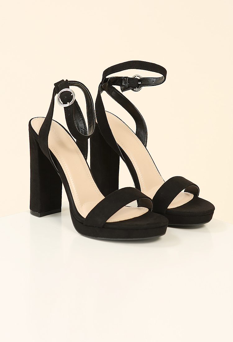 Open-Toe Ankle Strap Heels | Shop Old Shoes at Papaya Clothing