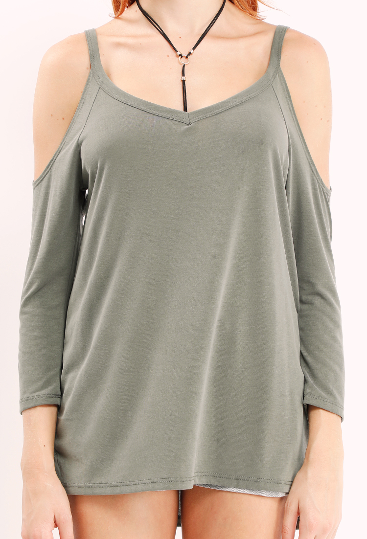 Open-Shoulder Top | Shop What's New at Papaya Clothing