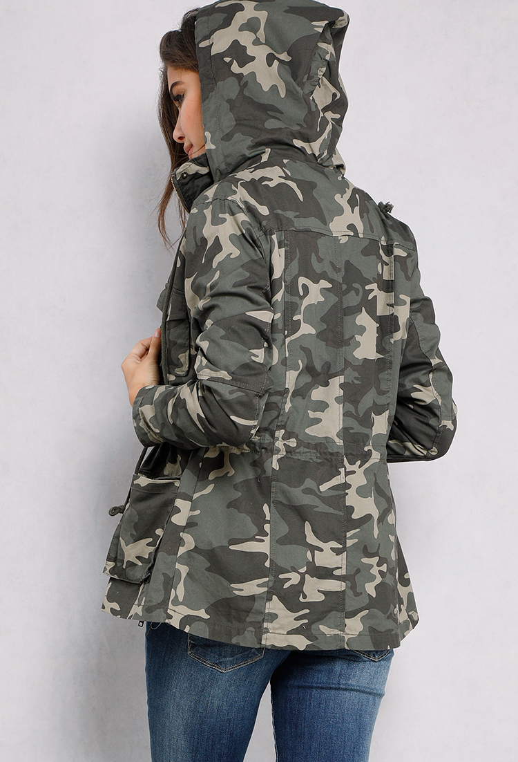 Camouflage Utility Jacket | Shop Old Jackets at Papaya Clothing