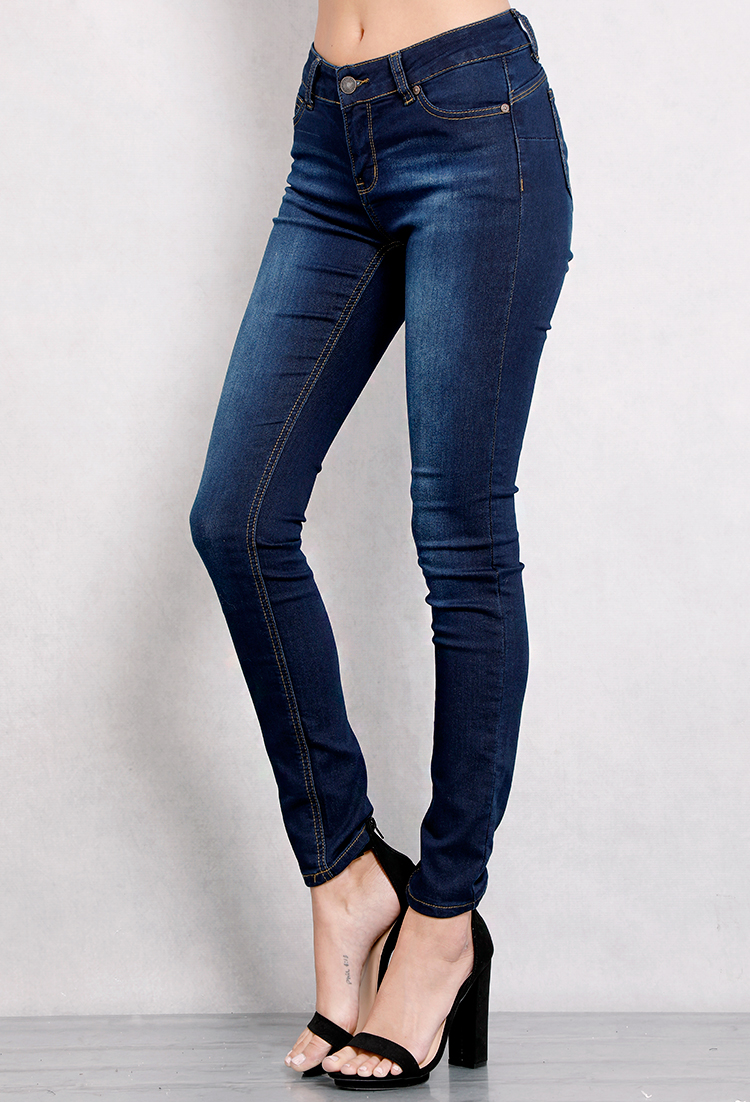 Butts Up! Mid-Rise Skinny Jeans | Shop Skinny Jeans at Papaya Clothing