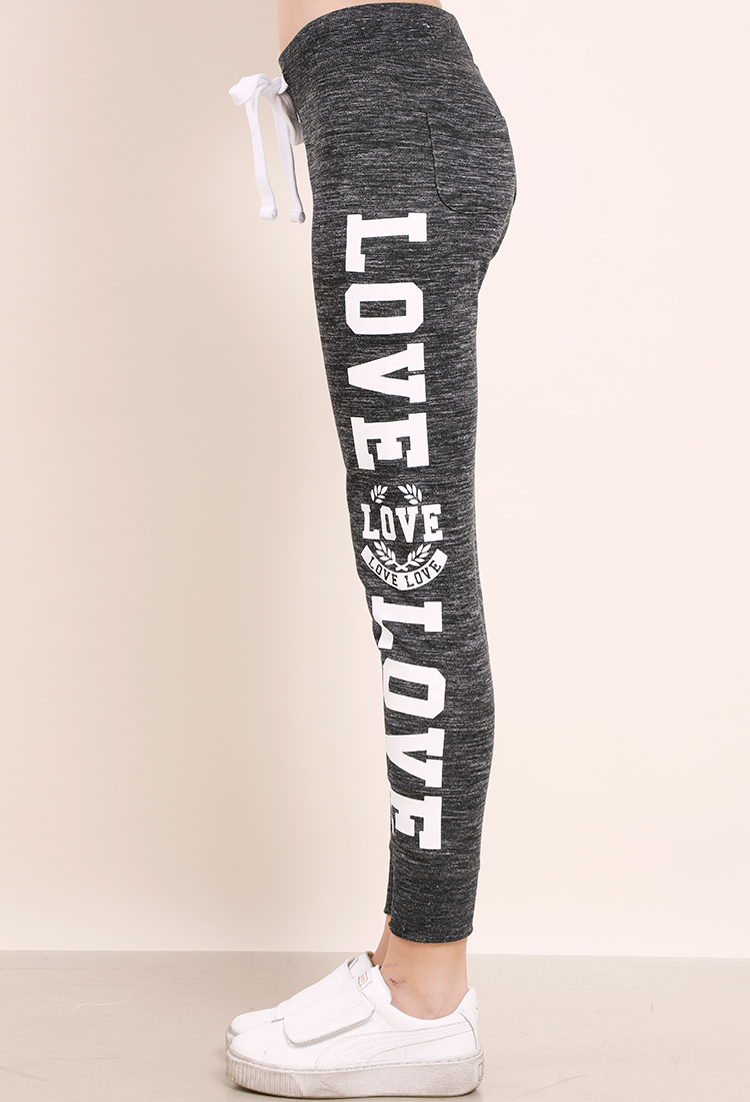 LOVE Graphic Sweatpants  Shop Old Active/Lounge Wear at Papaya Clothing