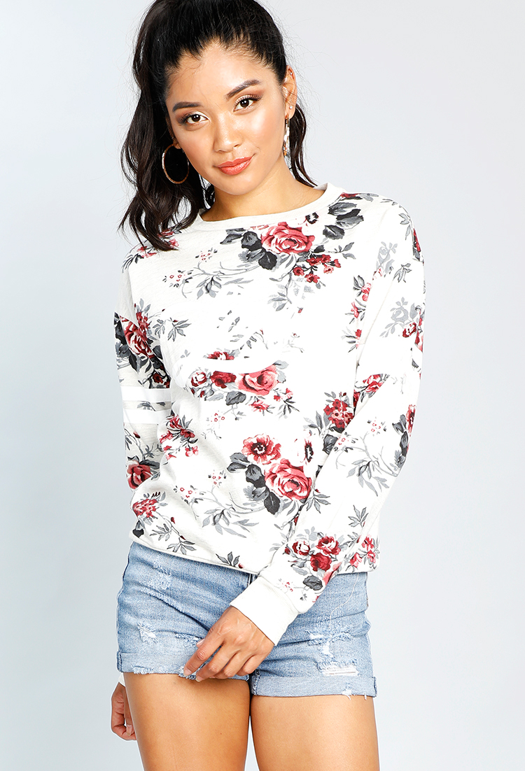 Floral Love Graphic Sweater