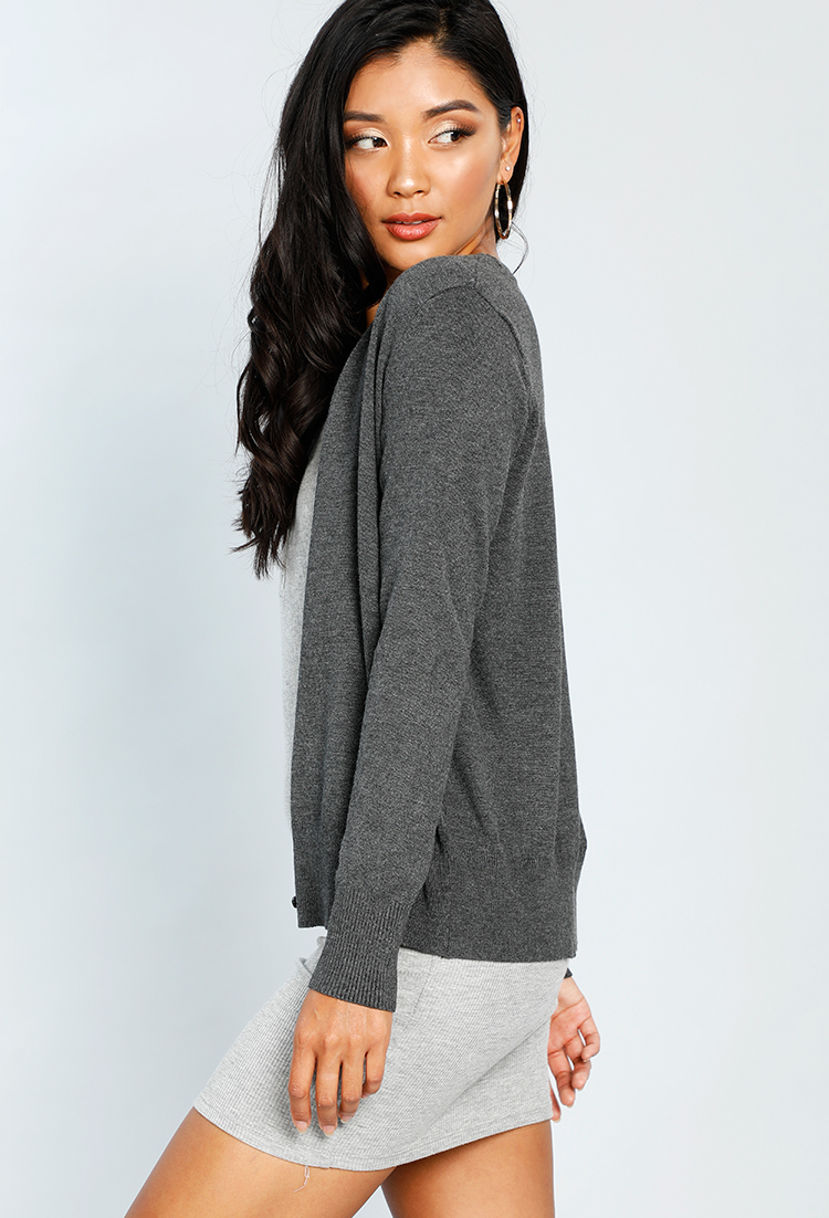 Front Button Up Sweater