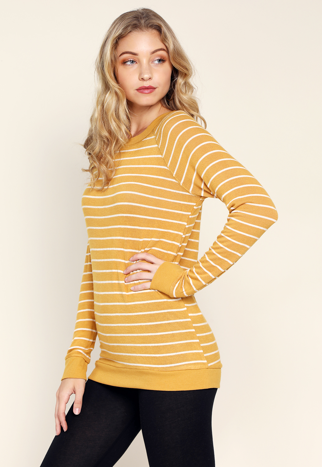 Striped Long Sleeve Top