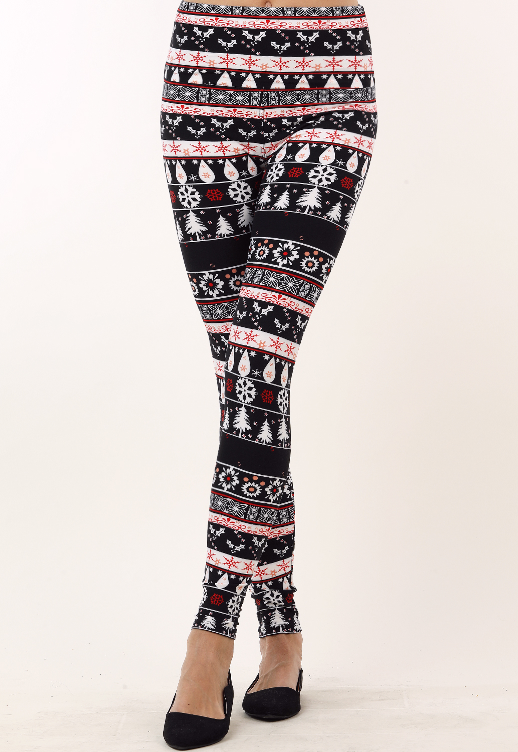 Christmas Print Leggings | Shop at Papaya Clothing