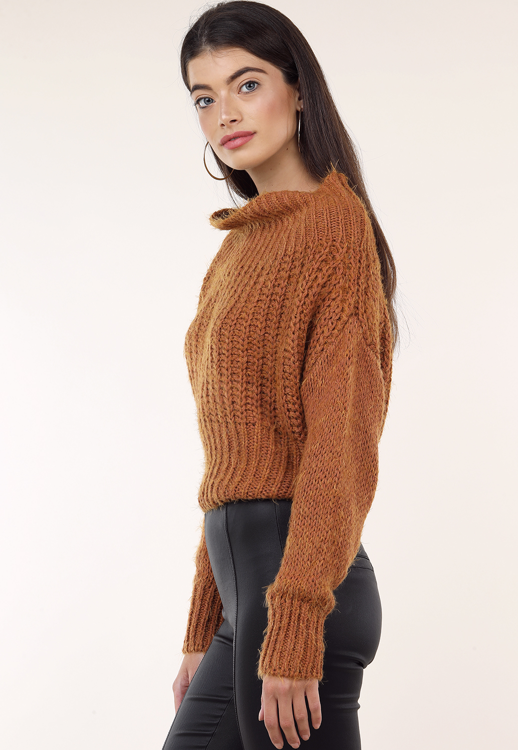Fuzzy Knit Sweater 