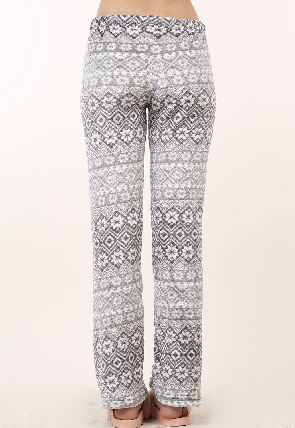 Snowflake Print Sleepwear Pants