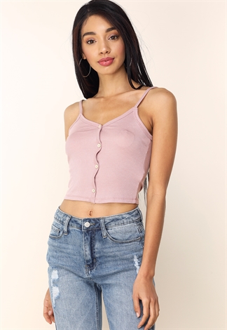 Button-Front Cami Top 
