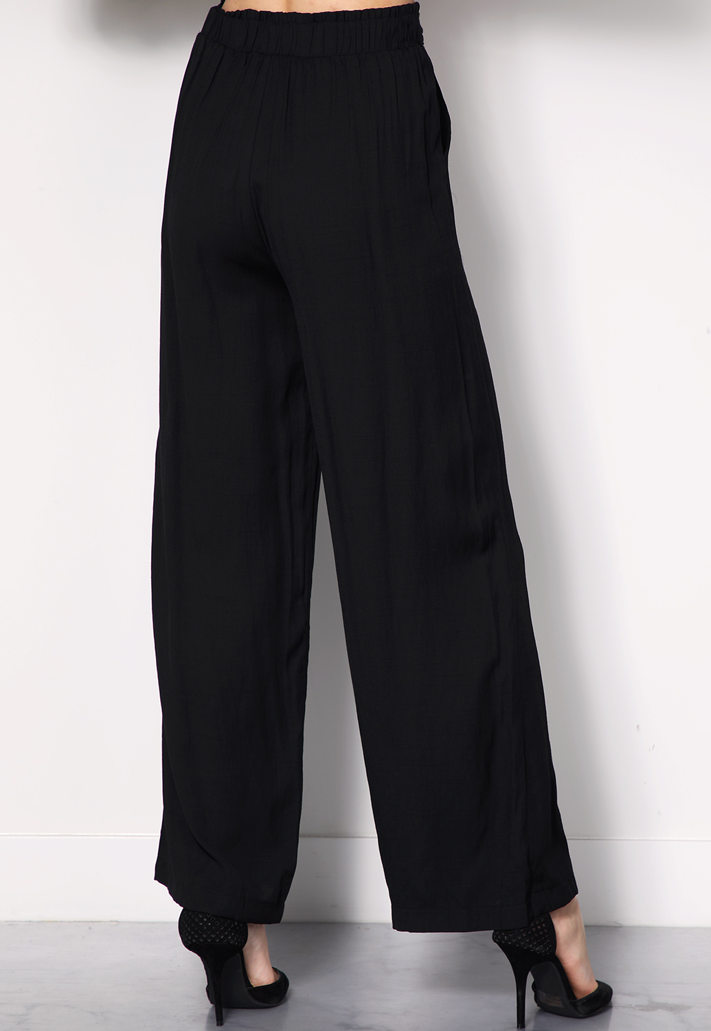 Front Tie High Waisted Pants