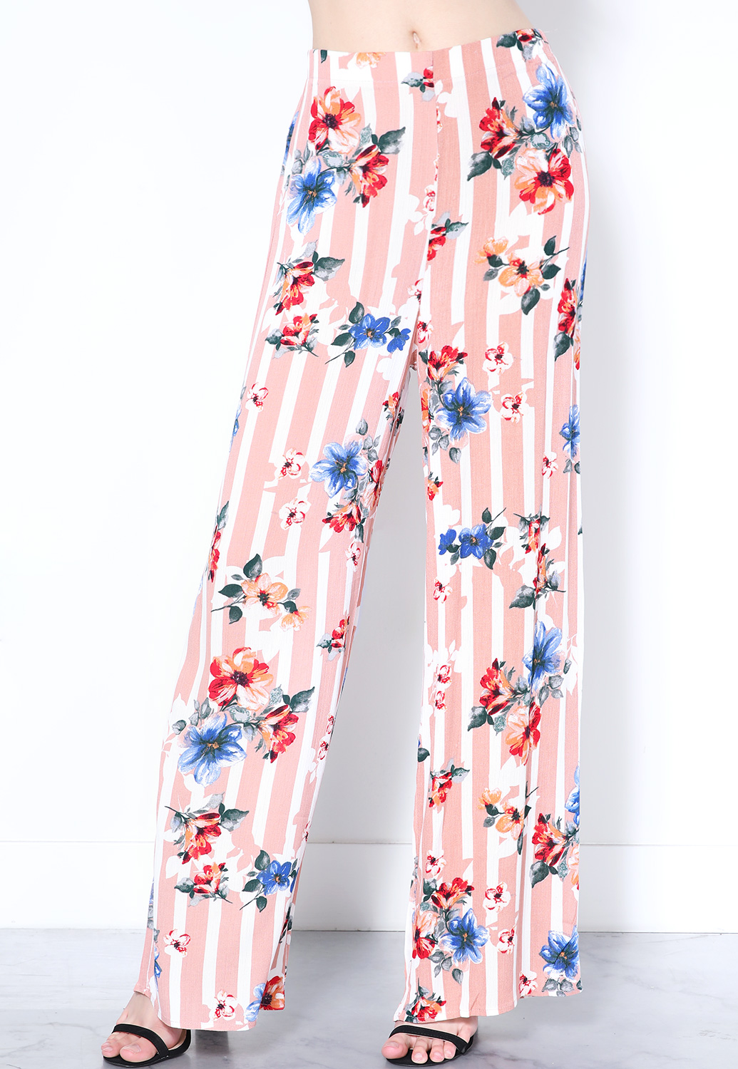 Floral Print Casual Pants 