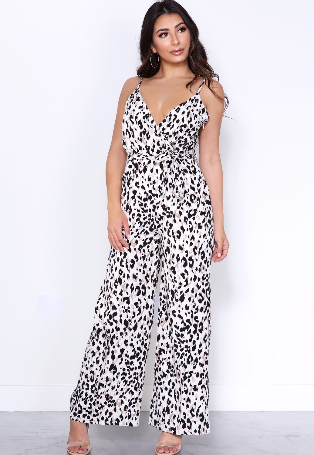 Cheetah Print Jumpsuit 