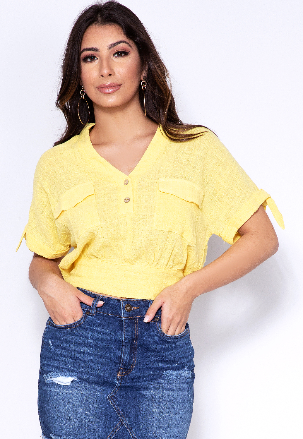 Tie Back Casual Blouse 