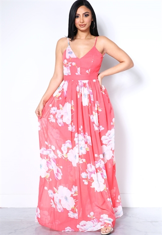  Floral Maxi Dress