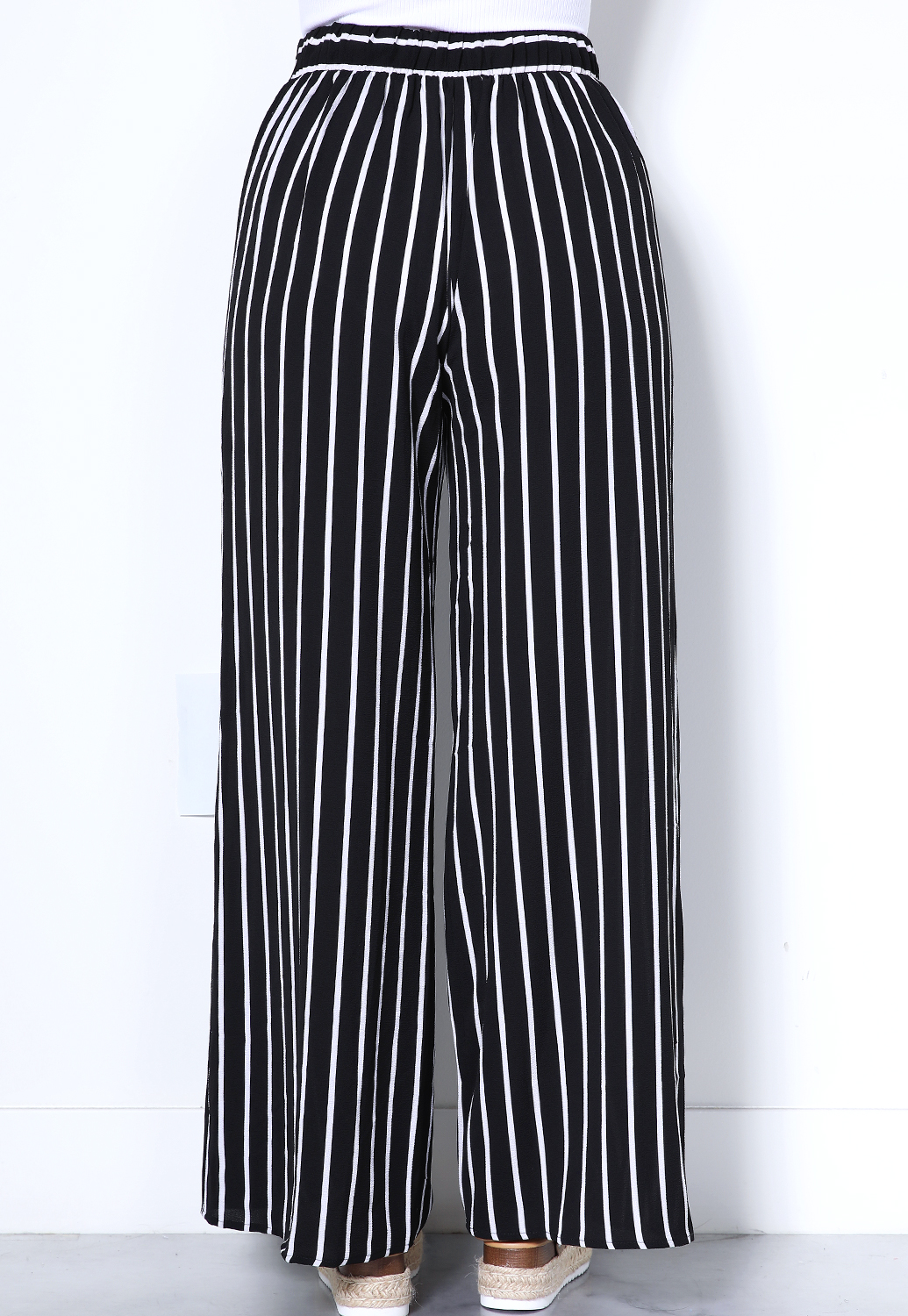 Vertical Striped Casual Pants