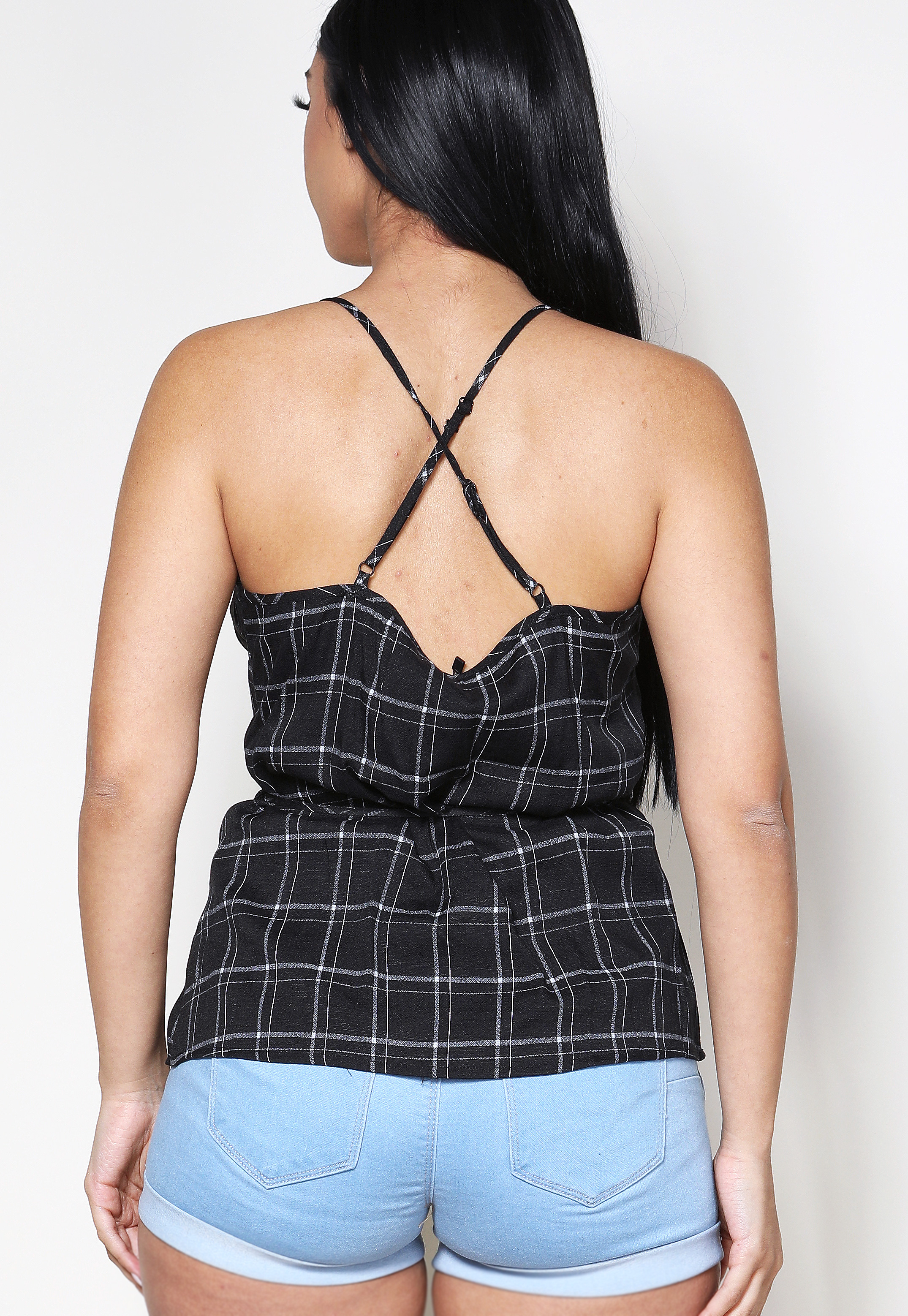  Pinstriped Cami Top