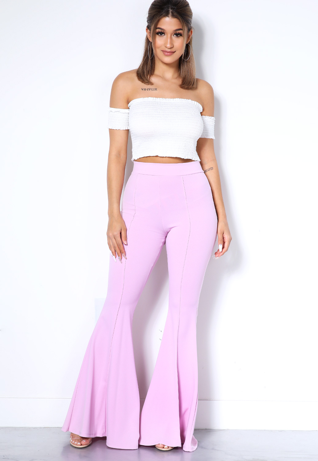 High Wide Casual Pants
