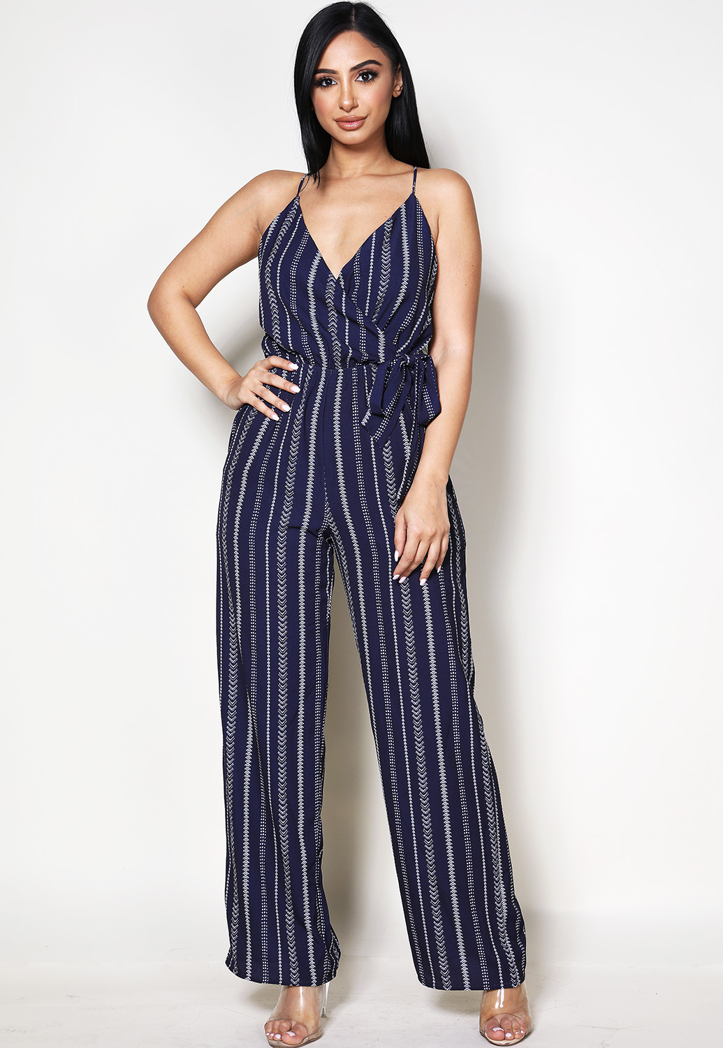 Abstract Print Jumpsuit