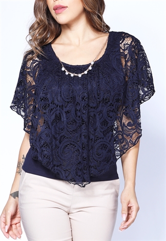 Floral Lace Dressy Top