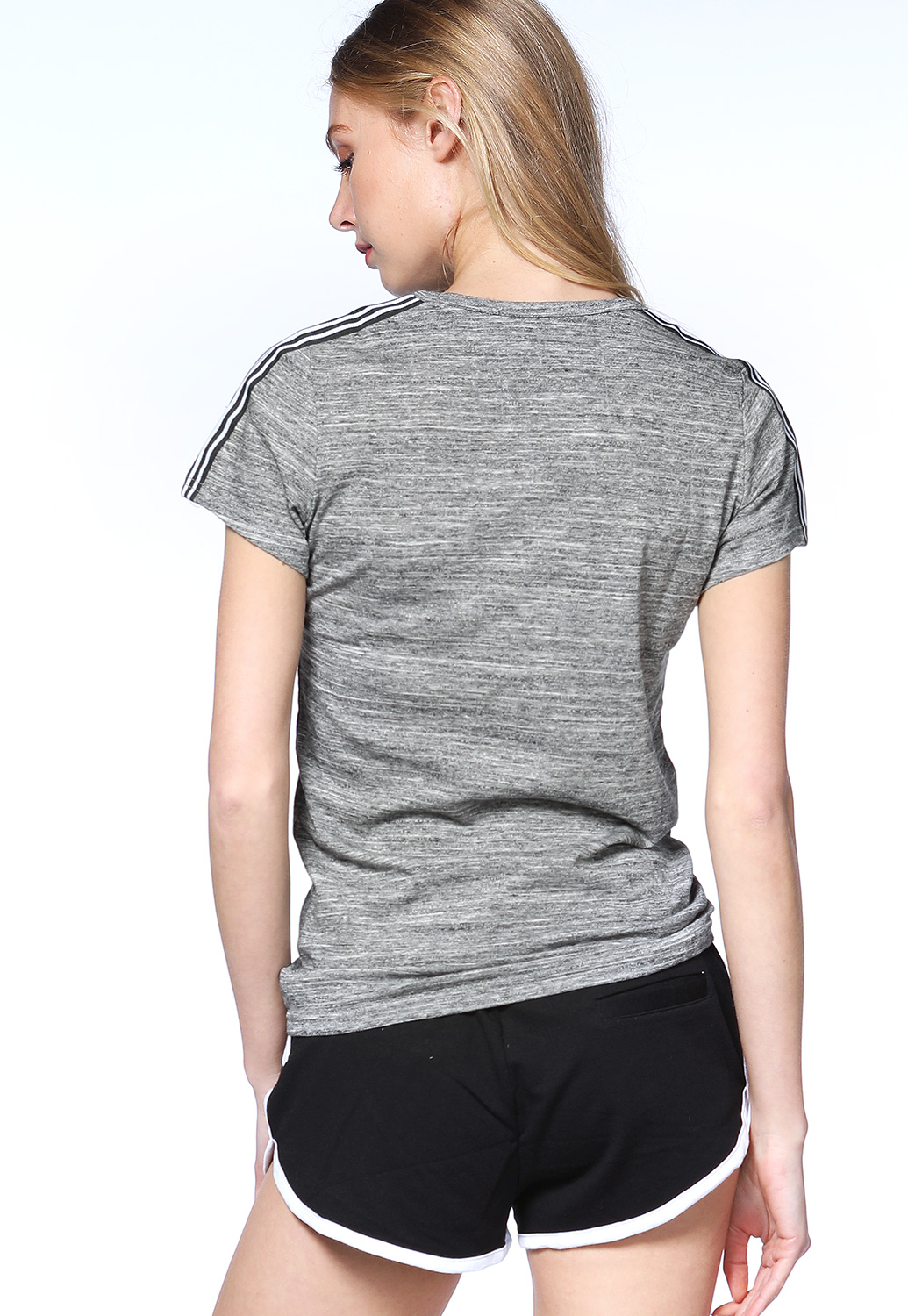 Activewear Striped Detail Top