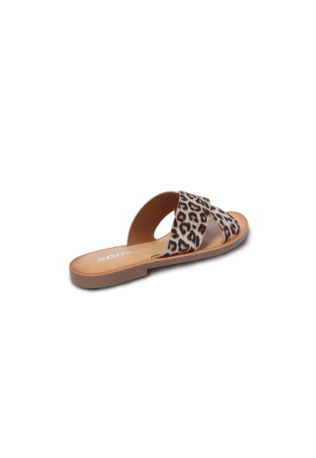 Cheetah Print Slide Sandals