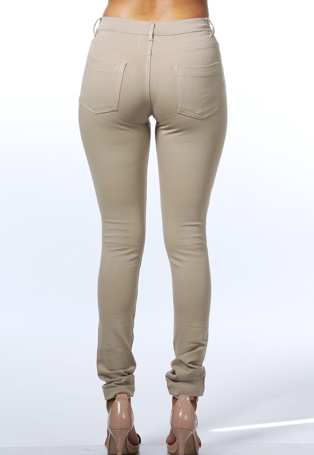 Button Accented Jeggings