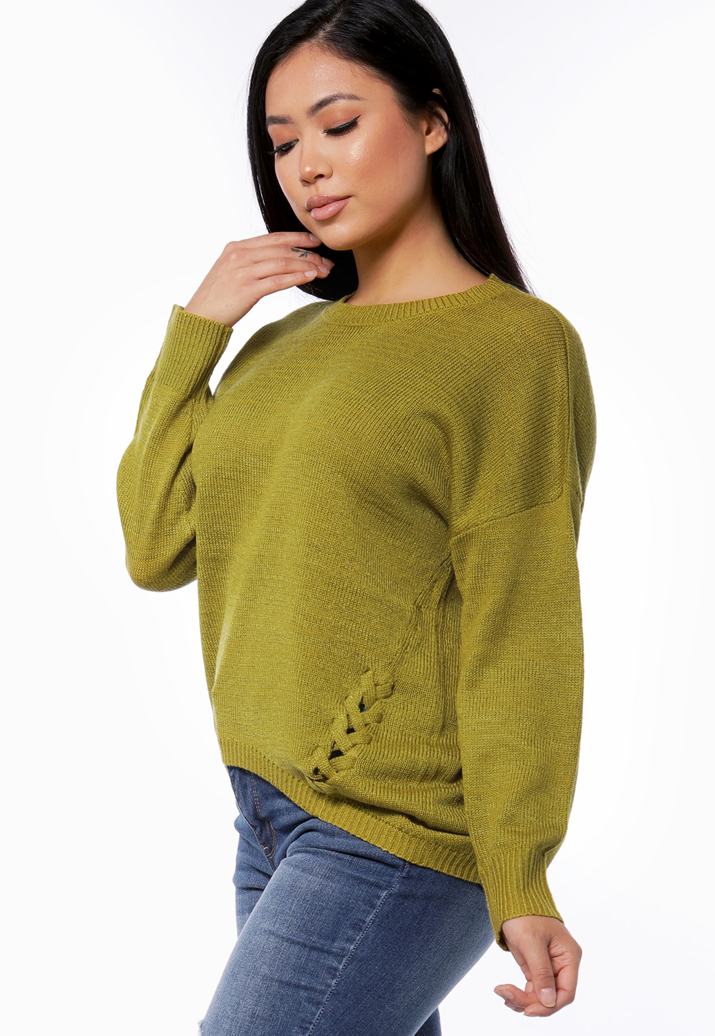 High Low Knit Sweater