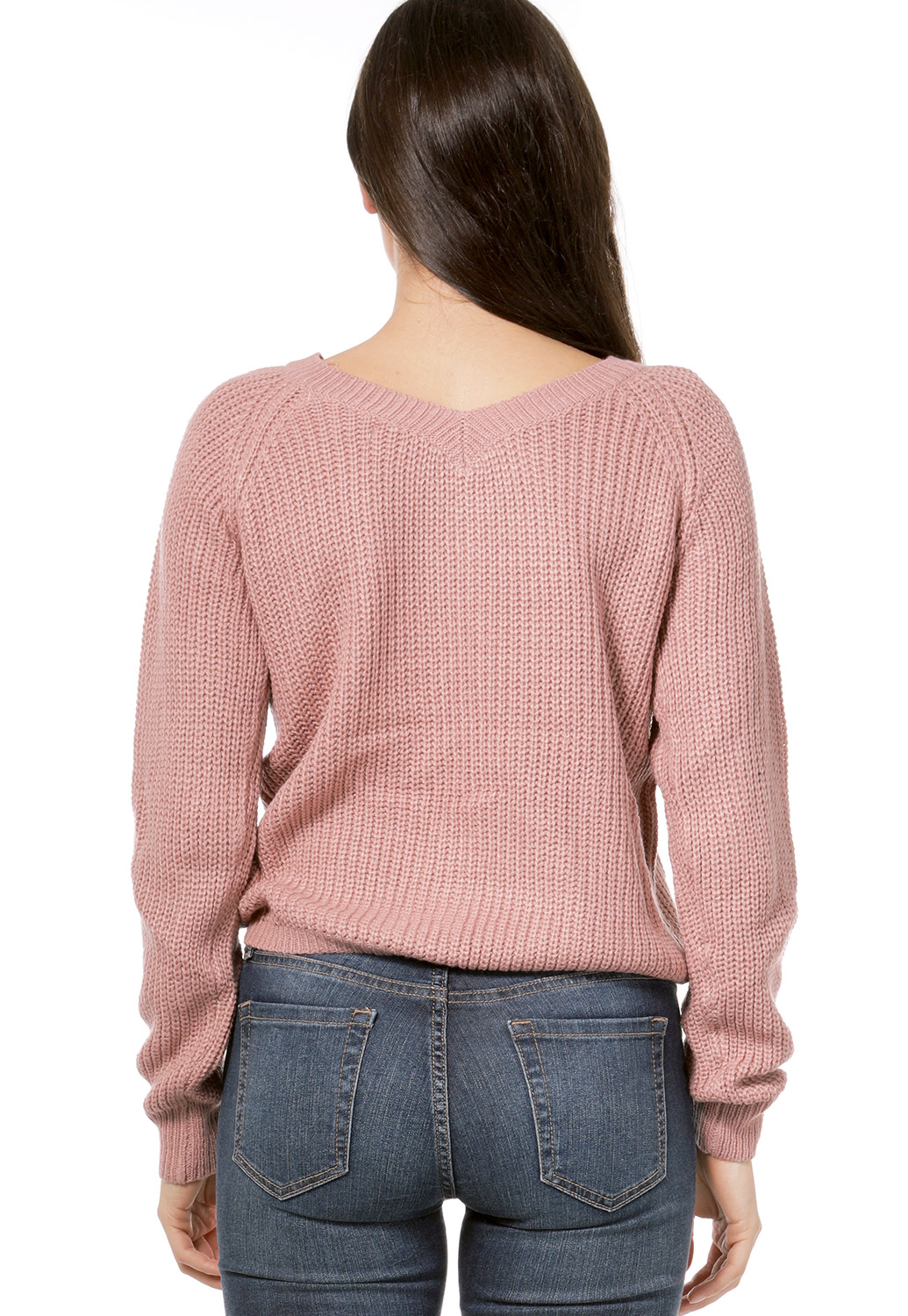 Knit Ruched Detail Sweater