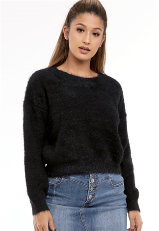 Fuzzy Knit Sweater