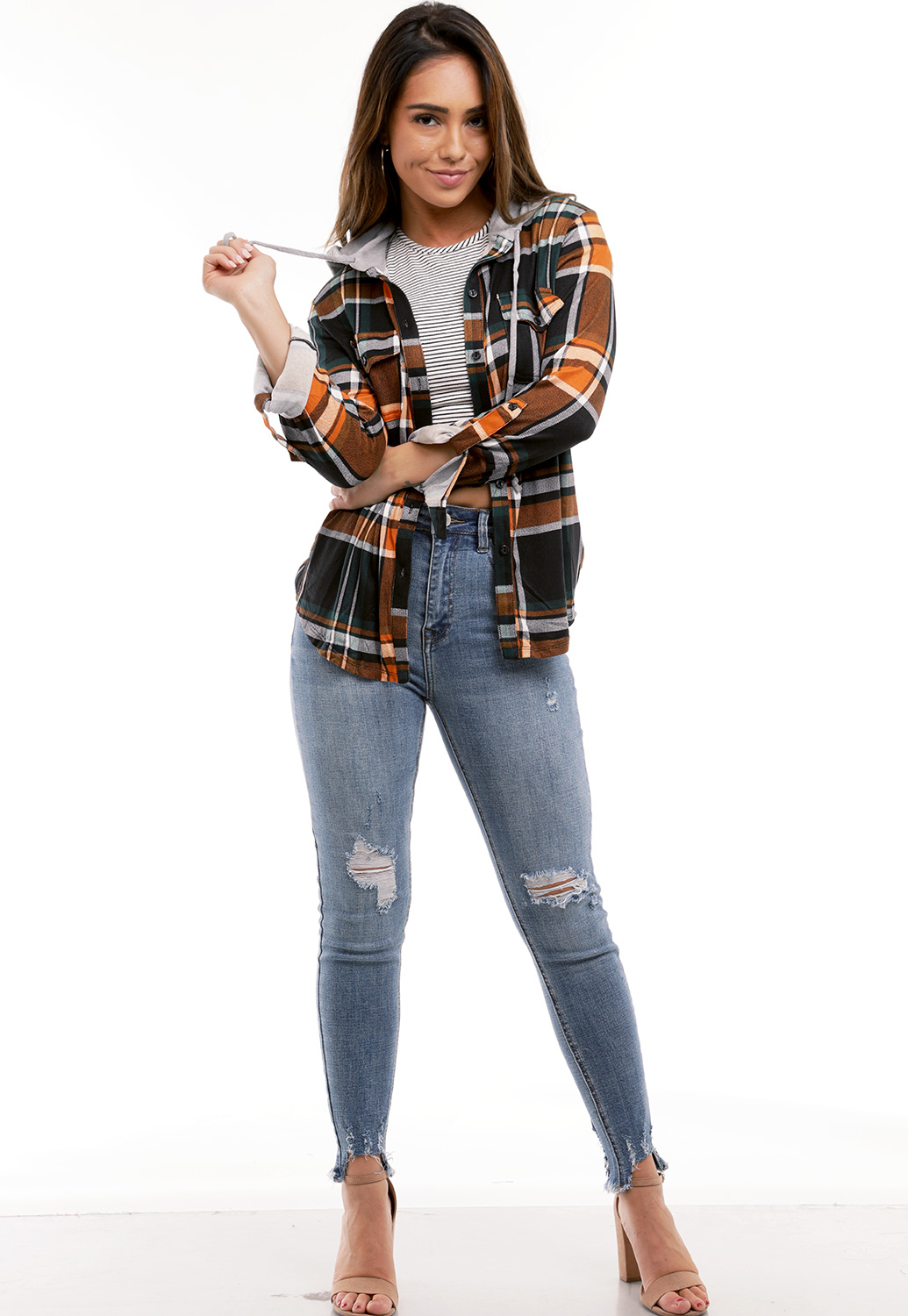 Button Up Flannel Top