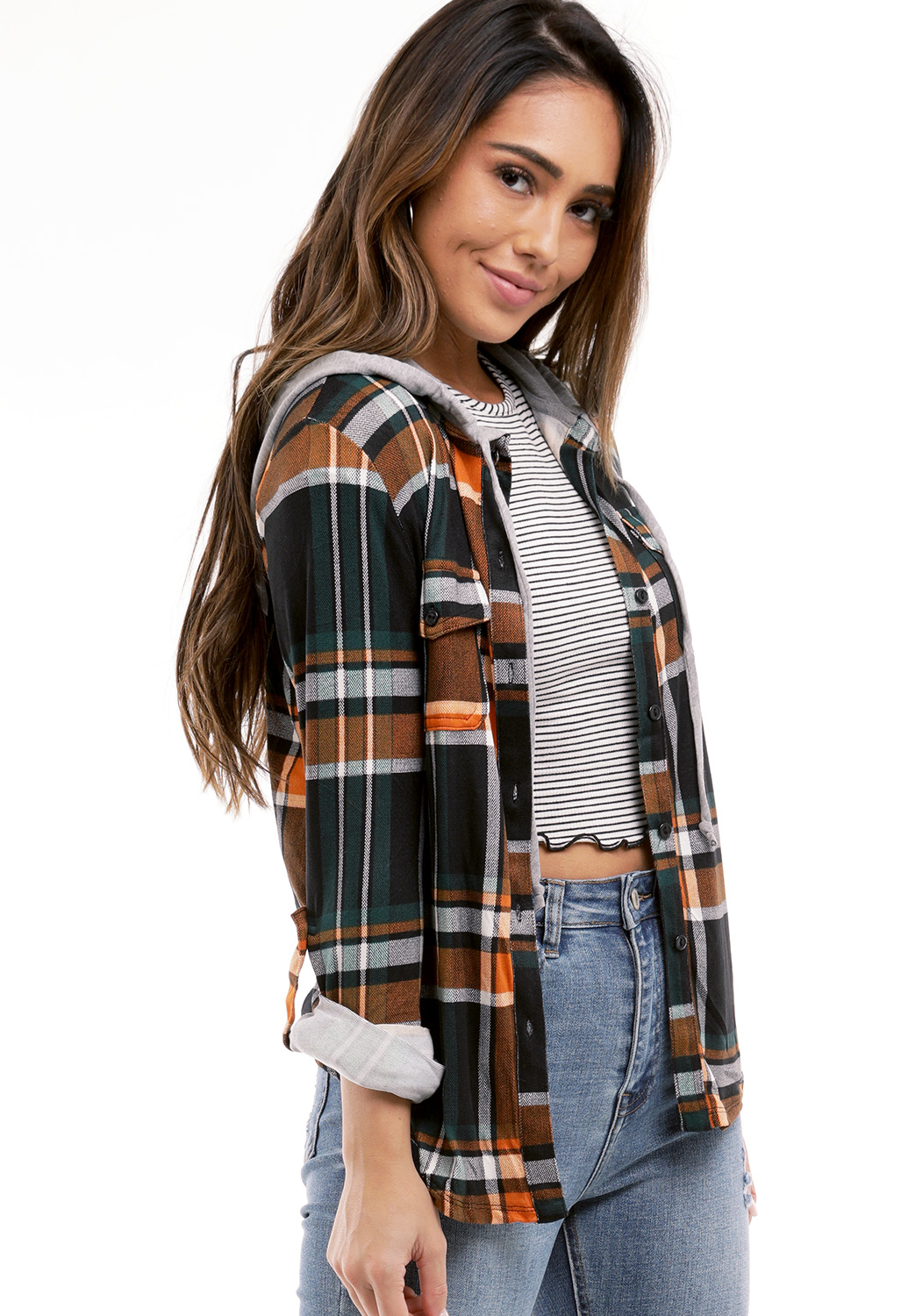 Button Up Flannel Top