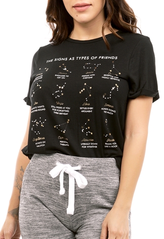 Horoscope Signs Print Top