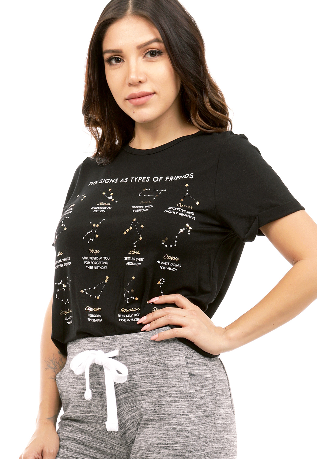 Horoscope Signs Print Top