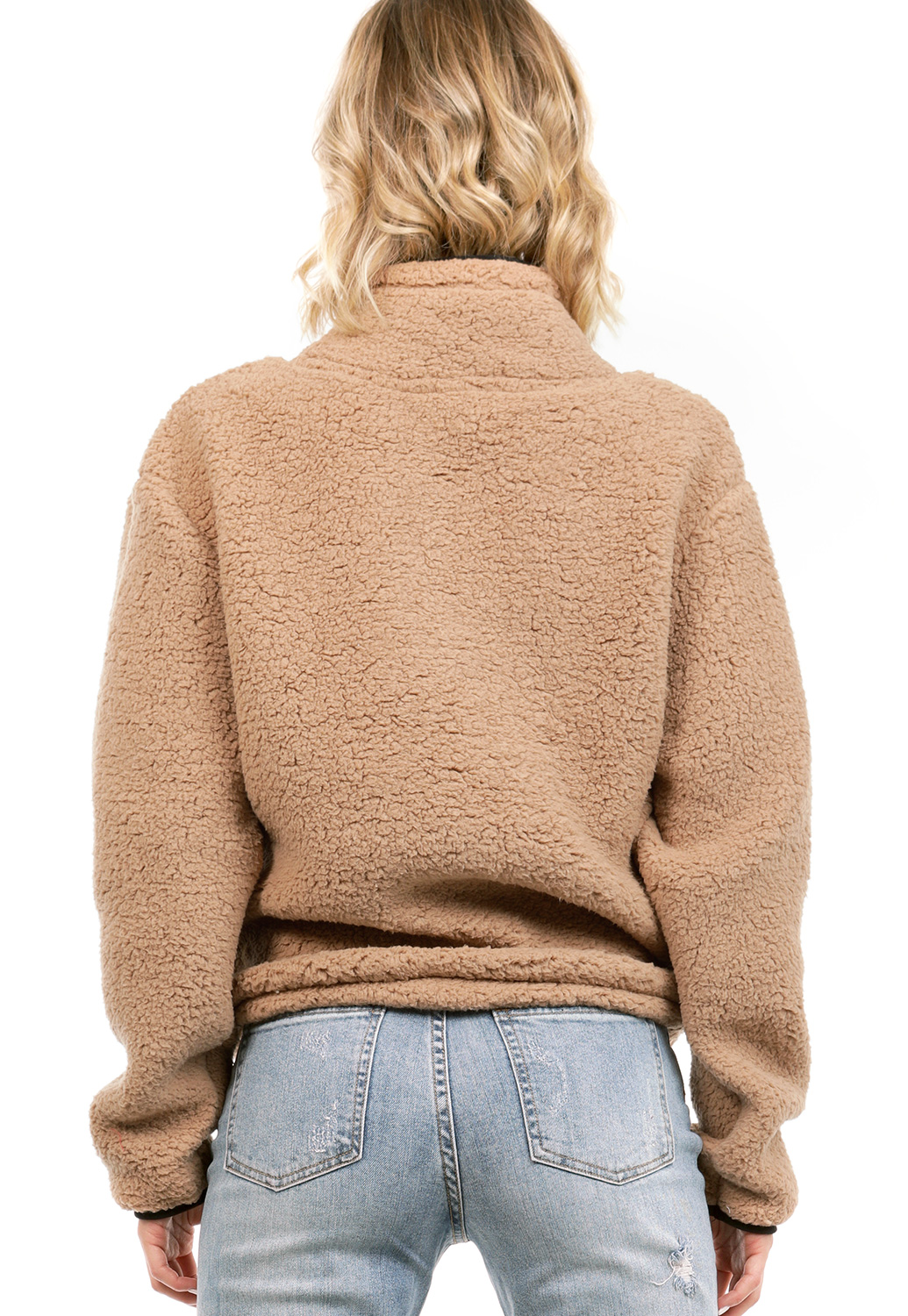 Faux Shearling Pullover