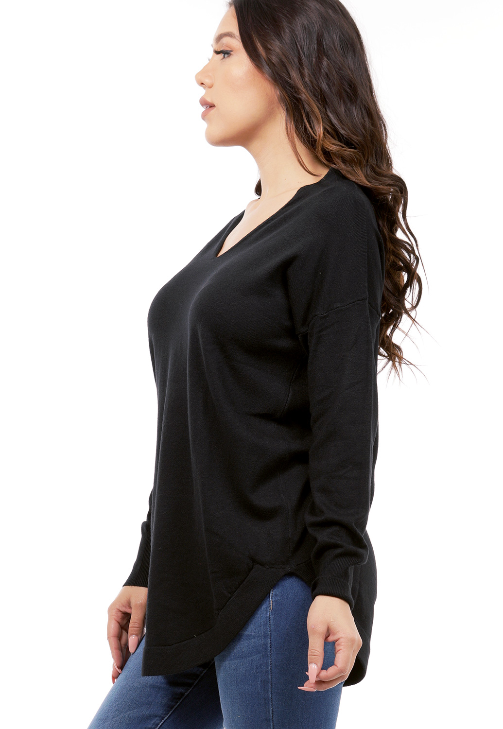 Back Lace-Up Long Sleeve Top