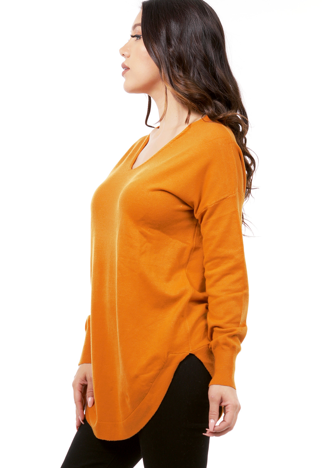 Back Lace-Up Long Sleeve Top