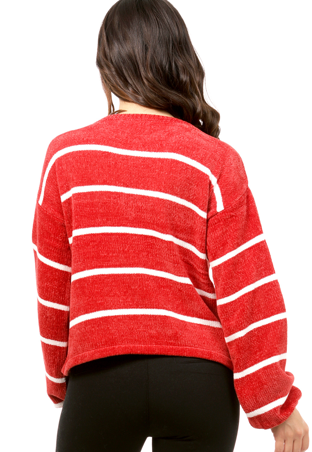 Striped Chenille Sweater