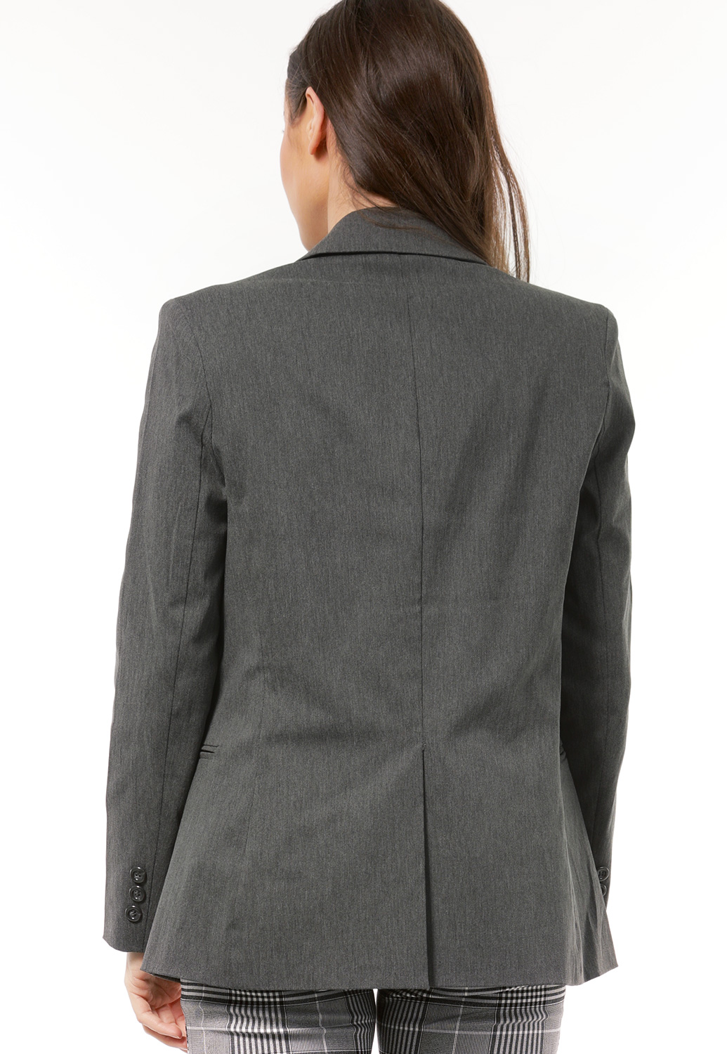 Button Detail Dressy Coat