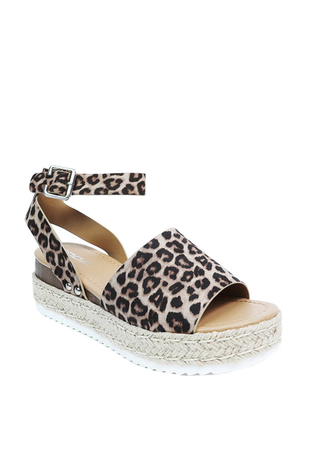 Cheetah Print Platform Sandals