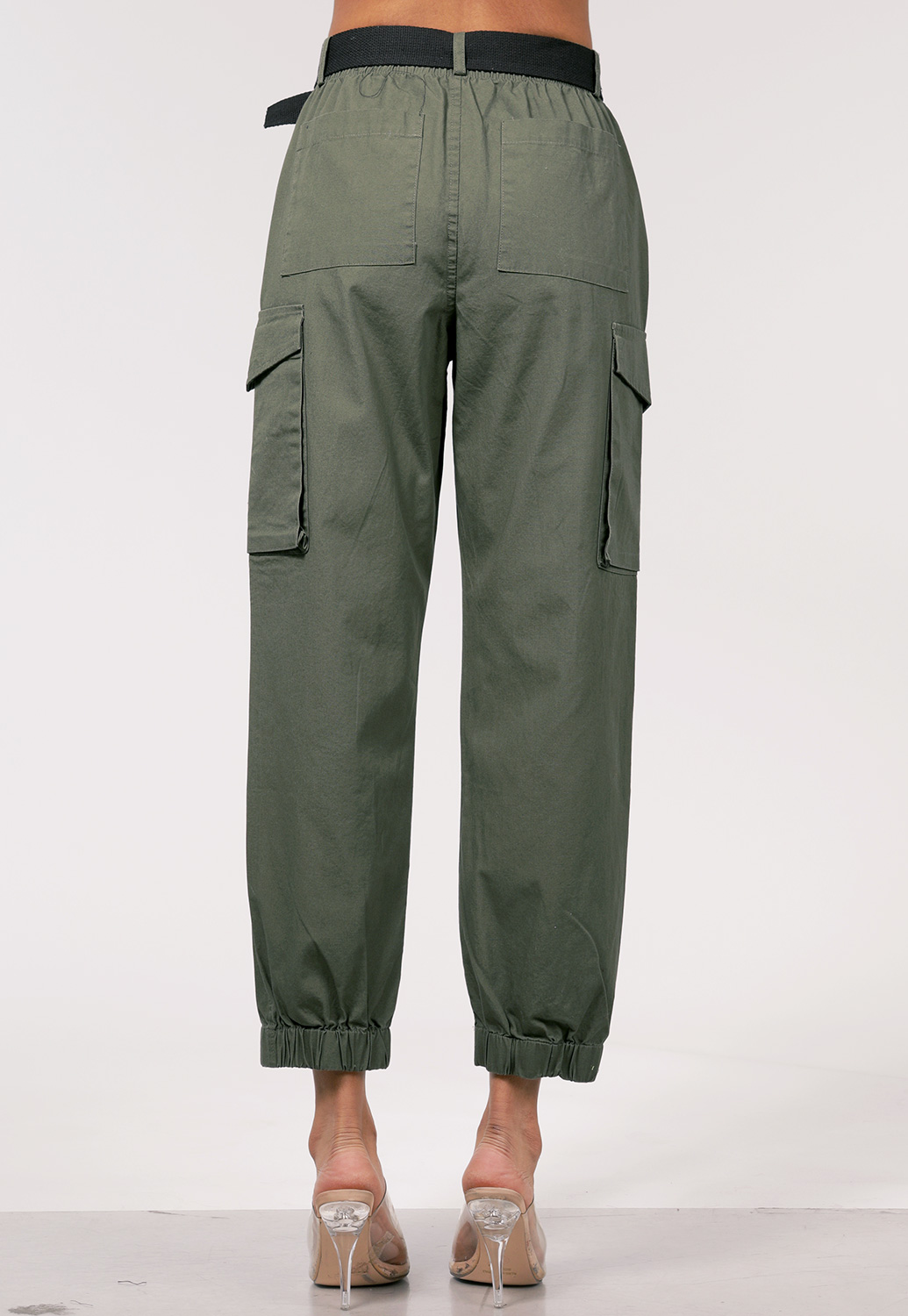 Belted Cargo Pants