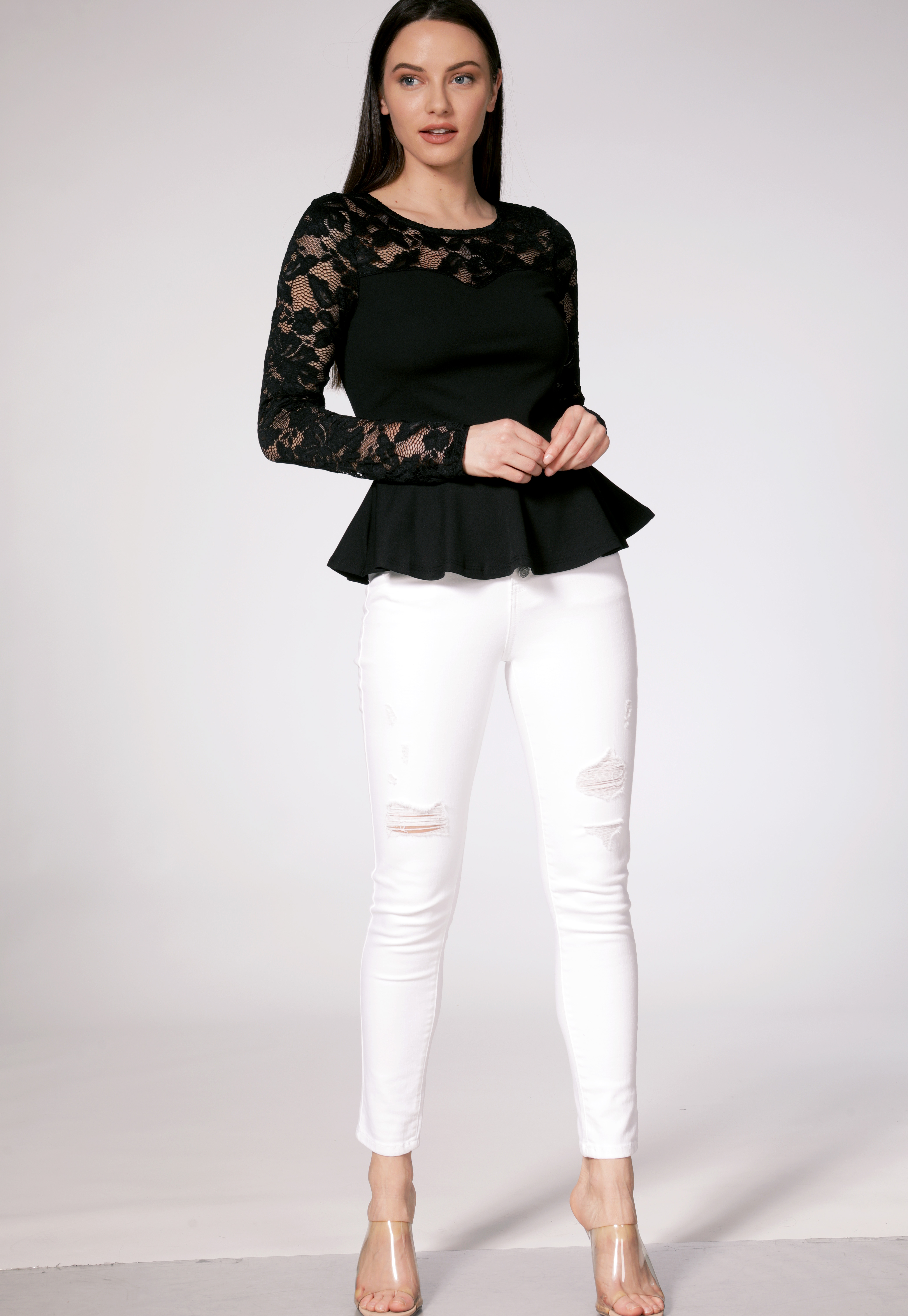 Floral Lace Dressy Top