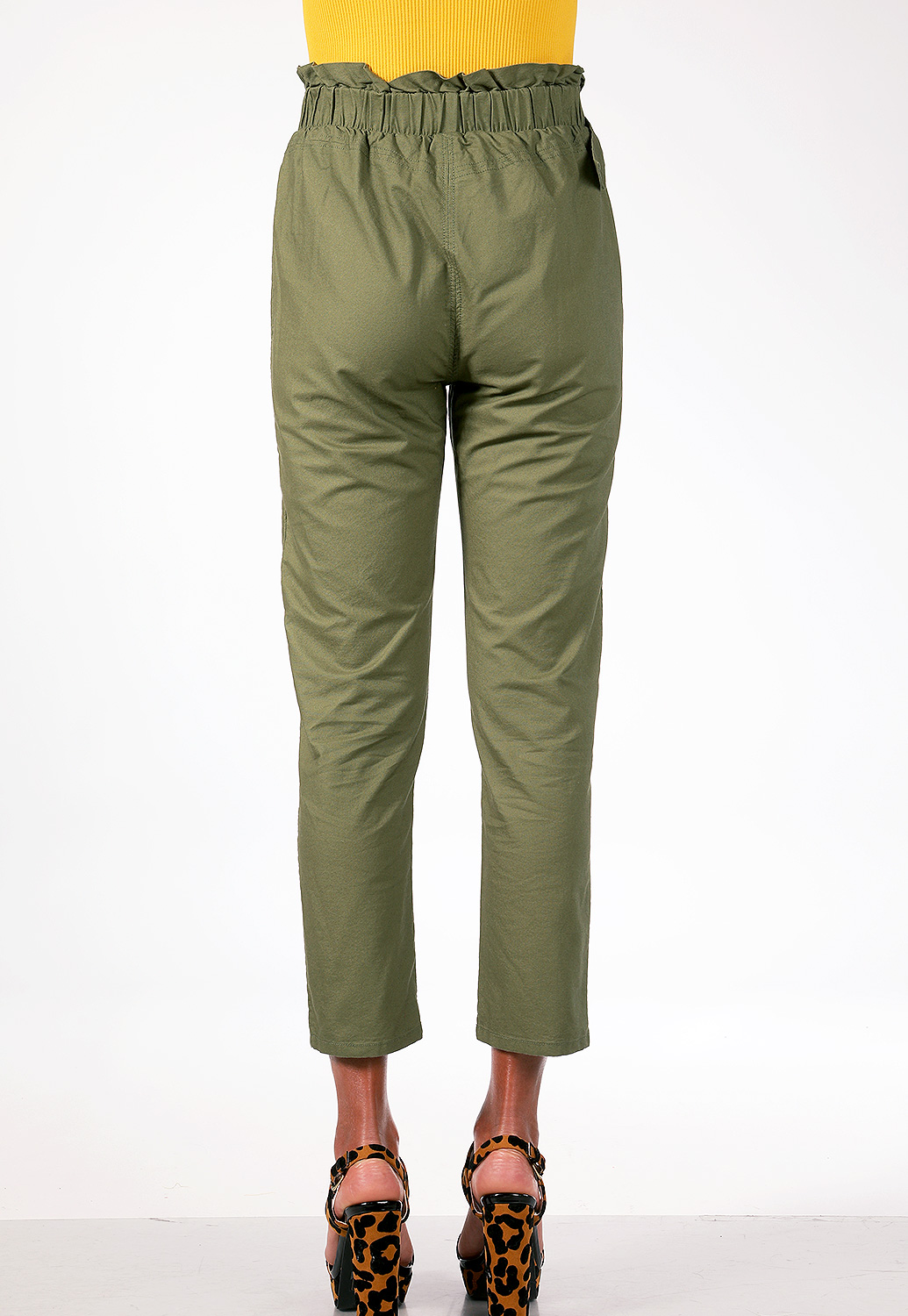 Belted Casual Pants
