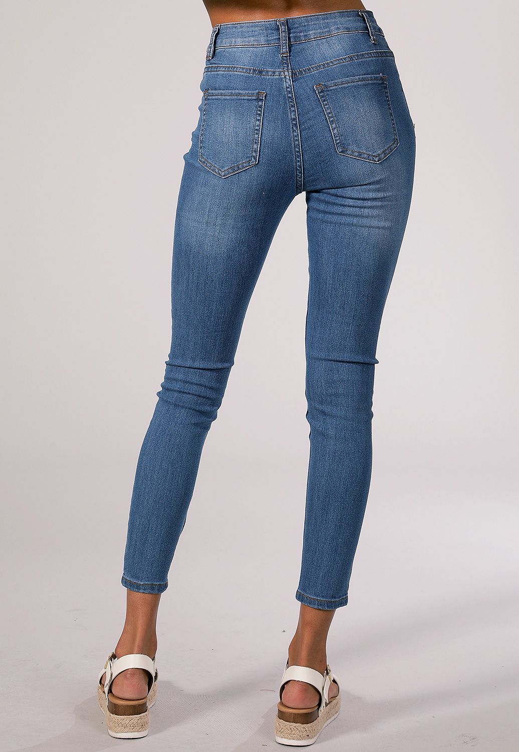 High Rise Skinny Jeans | Shop at Papaya Clothing