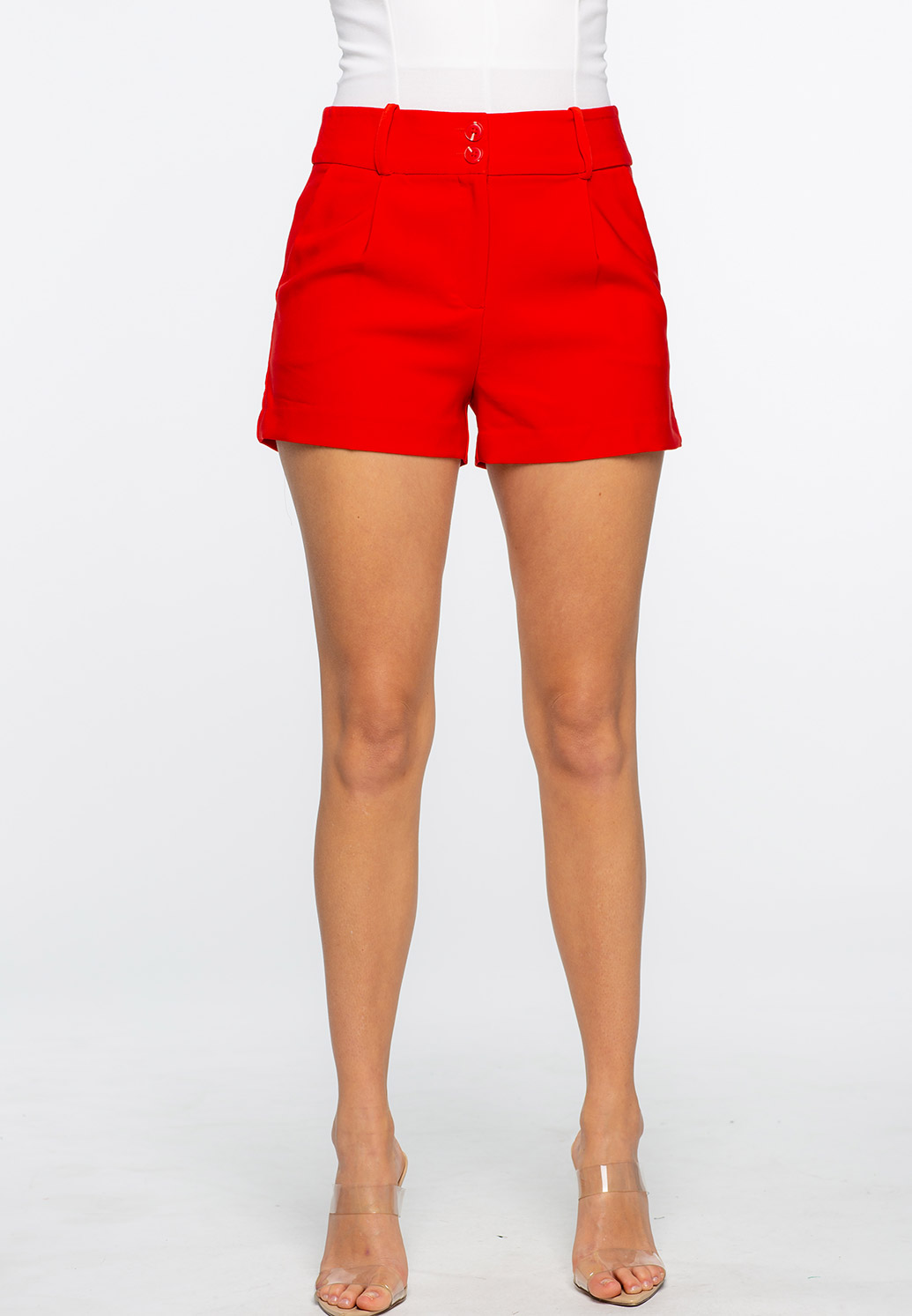 Multi-Button Dressy Short 