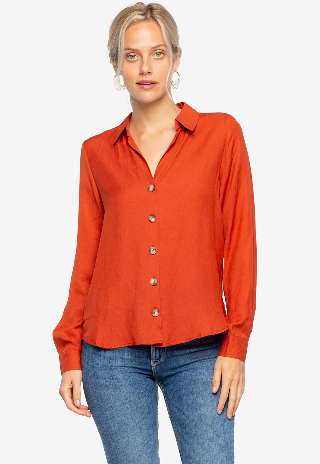 Button Up Dressy Blouse | Shop Tops at Papaya Clothing