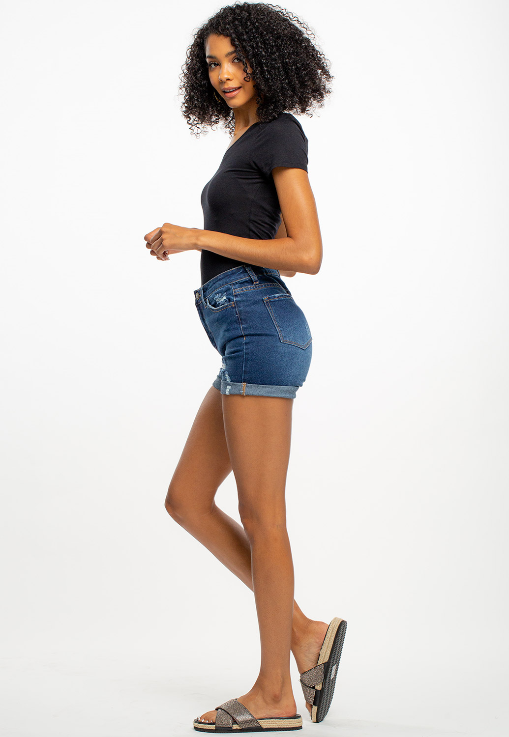 Summer Basic Denim Shorts