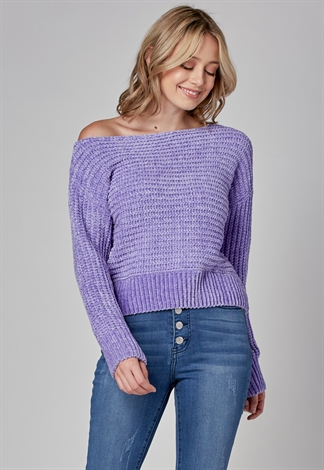 Velvet Yarn Sweater