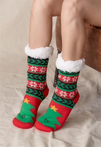 Holiday Fuzzy Winter Socks